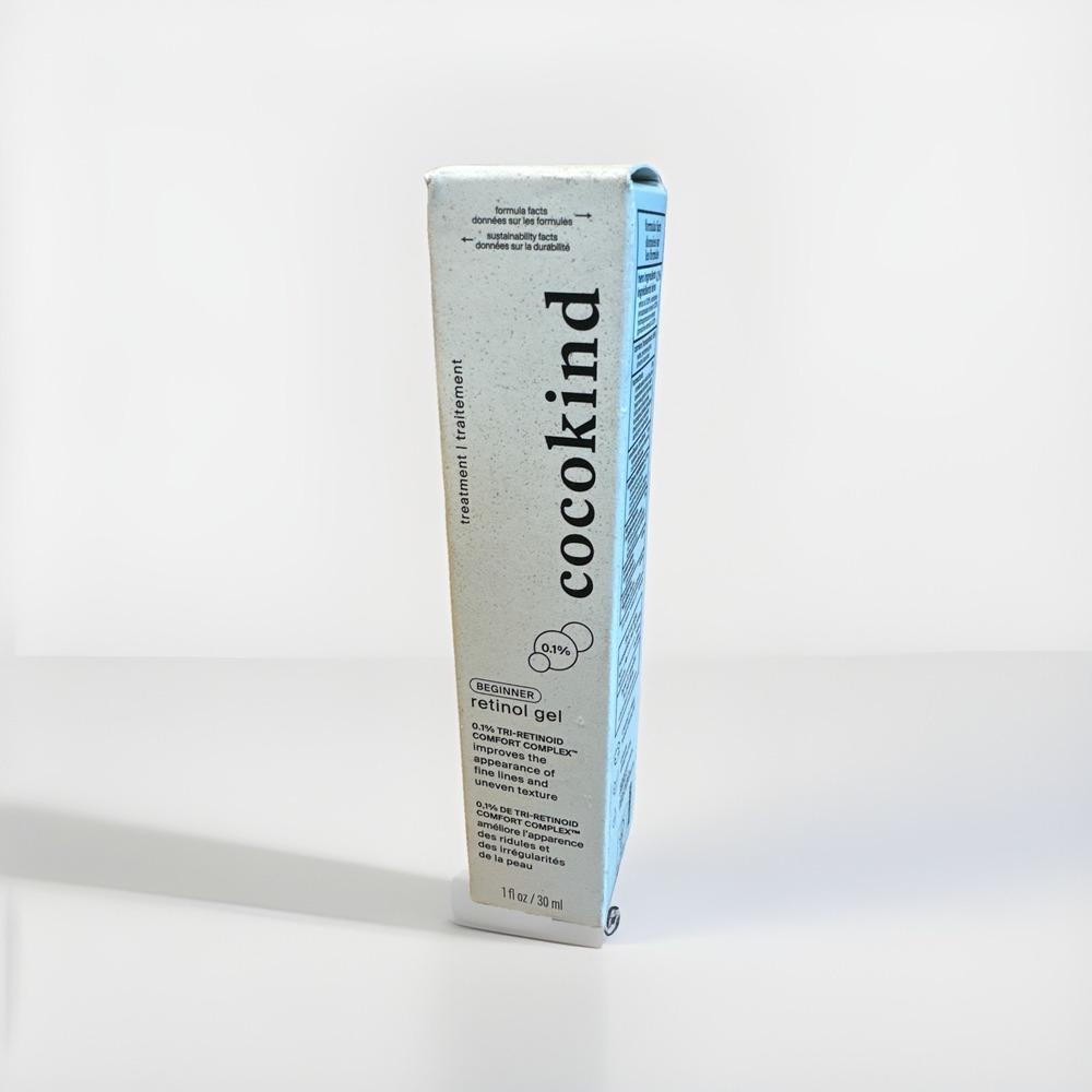 New Cocokind Beginner Retinol Gel 0.1%Fine‎ Lines Uneven Texture 1 oz